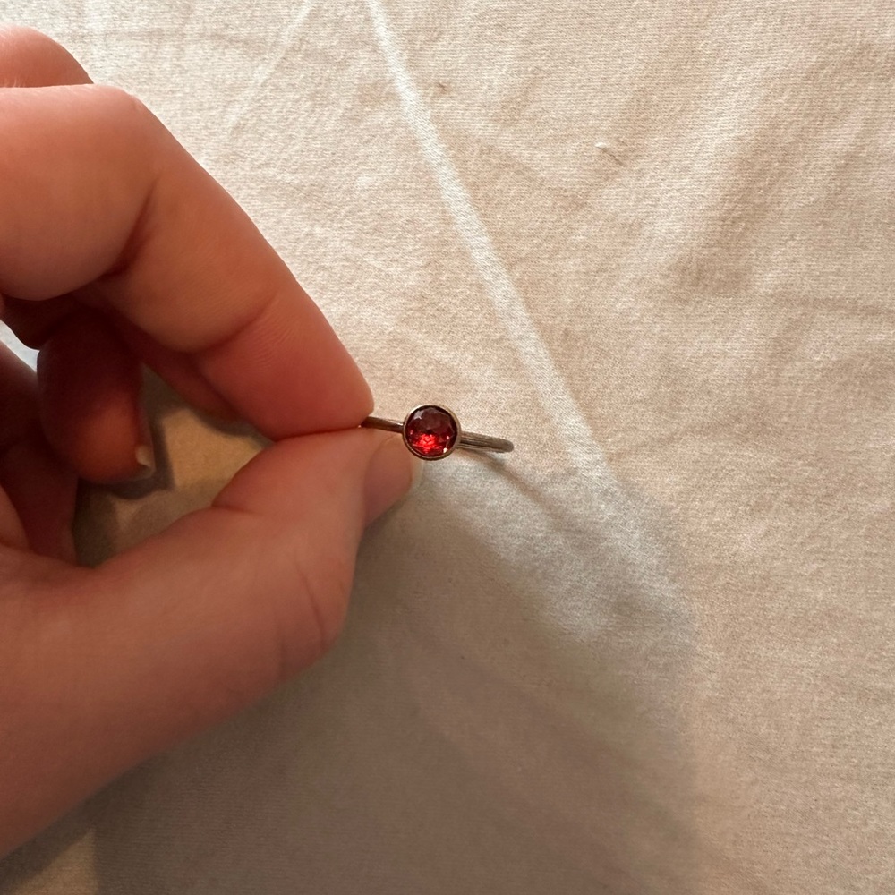 PANDORA BIRTHSTONE RING